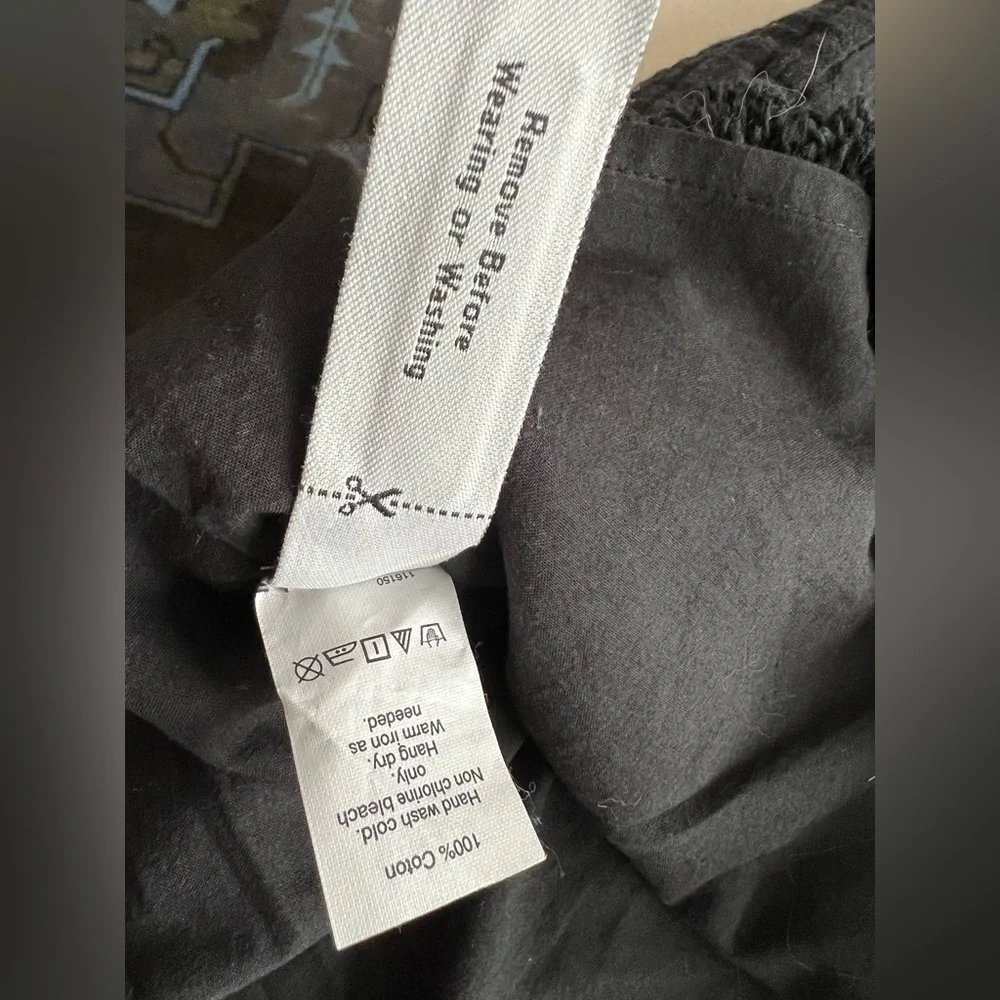 🖤Madewell Hideaway Black Fringe Skirt - Picture 11 of 14